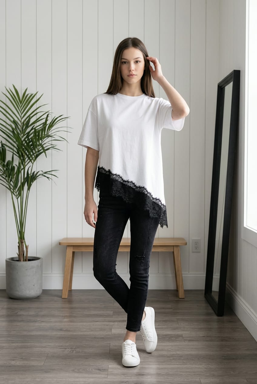 White T-shirt - Image 2